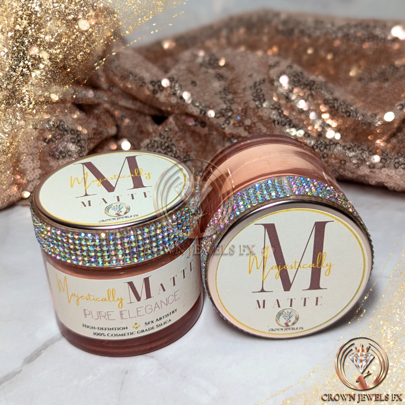 Exclusive Majestically Matte Powder – 2 Oz Glass Jar