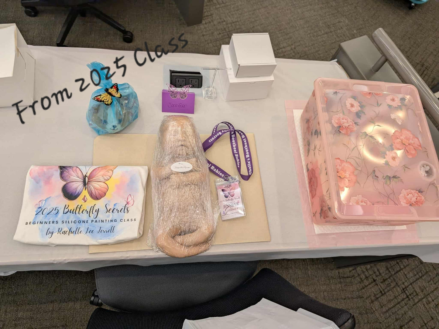 $350 DEPOSIT ONLY!!~ 2026-Beginners Silicone Painting Class ~ Kansas Doll Show